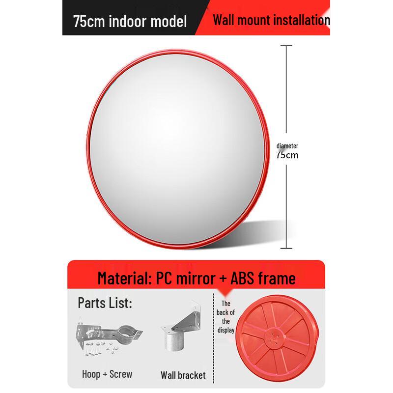 Wide-Angle Traffic Mirror