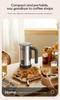 HiBREW 4 in 1 Milk Frother Frothing Foamer Fully automatic Milk Warmer Cold/Hot Latte Cappuccino Chocolate Protein powder M3A