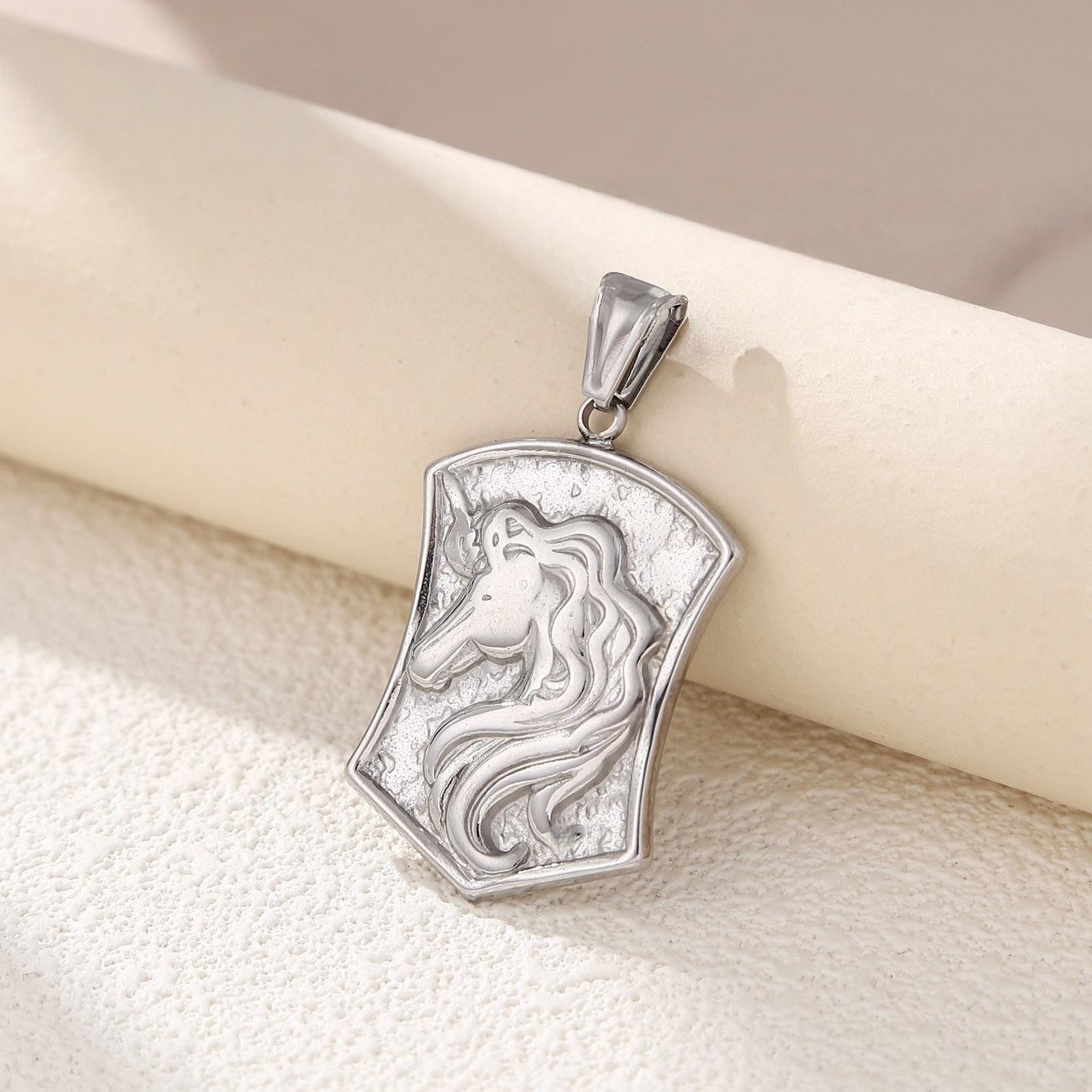 2026 Trendy Simple Stainless Steel Men s Pendant Stainless Steel