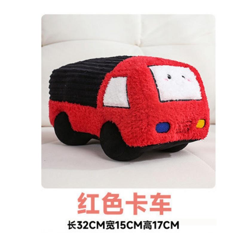 Stuffed Varipus Transportation Cars Plush Toys Polices Car Ambulance Taxi Tank Fire Engine Airplane Train Birthday Gift for Boy