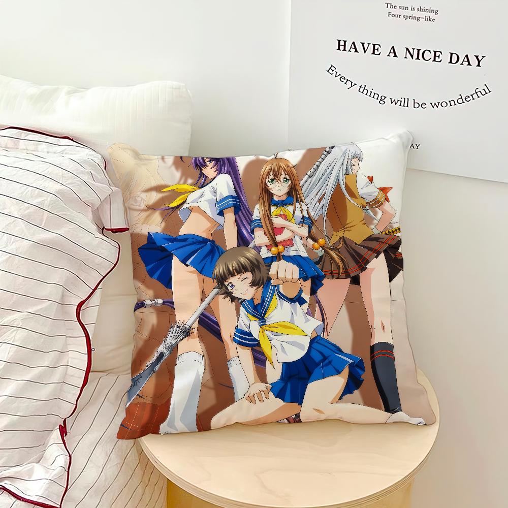 anime manga Ikki tousen Dragon D-Destiny Comfortable soft hogar pillowcase for Sofa Living Room Bed Home Decor Protective Covers