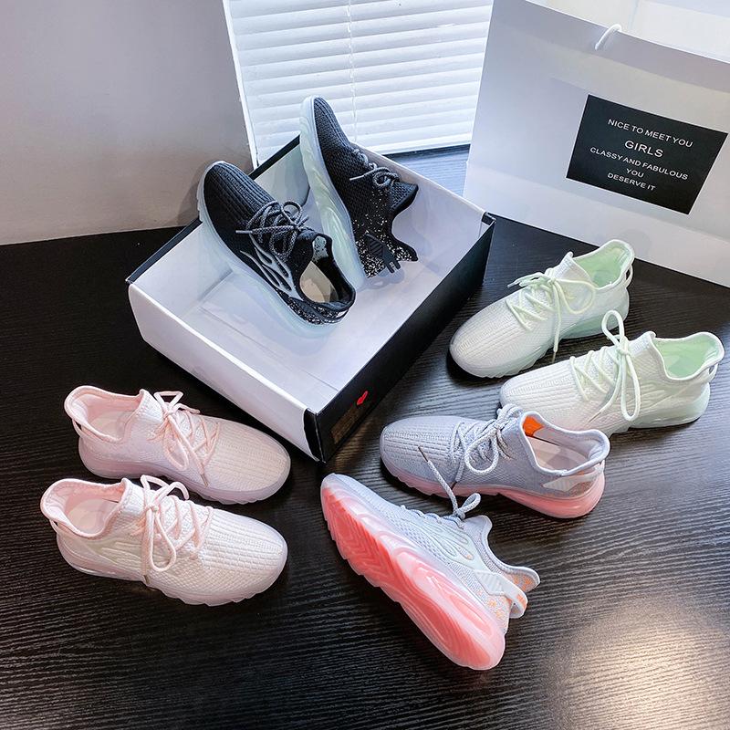 Women Shoes  Summer Breathable Comfort Sneakers Women Platform Lace Up Running Shoes Women Non Slip Casual Sports Shoes