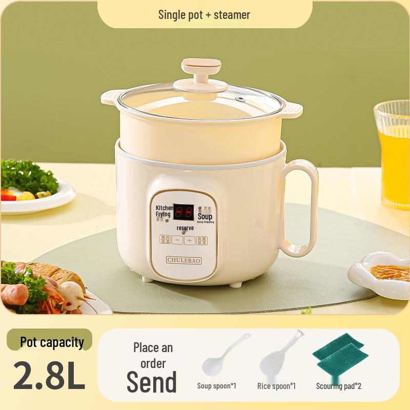 Fornello Elettrico Multifunzione: Zuppa, Porridge, Noodles, Riso, Hot Pot per 1-3 Persone