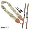 Oumino Camera Compatible with and Mirrorless Embroidered Retro Adjustable Length with Stylish and Cute Strap, Neck/Shoulder Strap, Compact, SLR,