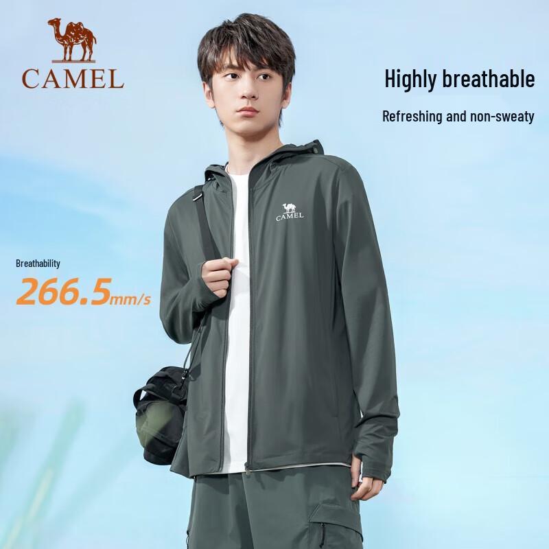 CAMEL Muguang Men s Outdoor Sun Protection Hooded Jacket L
