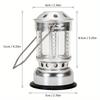 1PC Candle Lantern Mini Bright Aluminium Alloy Brass Night Fishing Hanging Candle Lamp Outdoor Camping Angling Candle Lamp