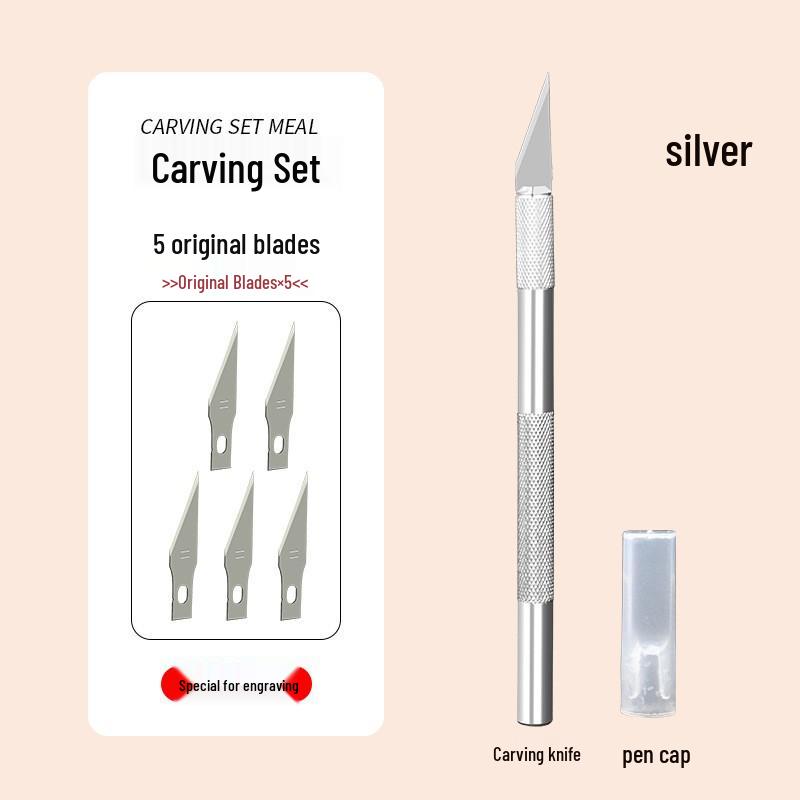 Aluminum Alloy Carving Knife Set for Model Making & Mobile Film