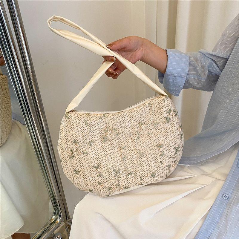 straw small handbag