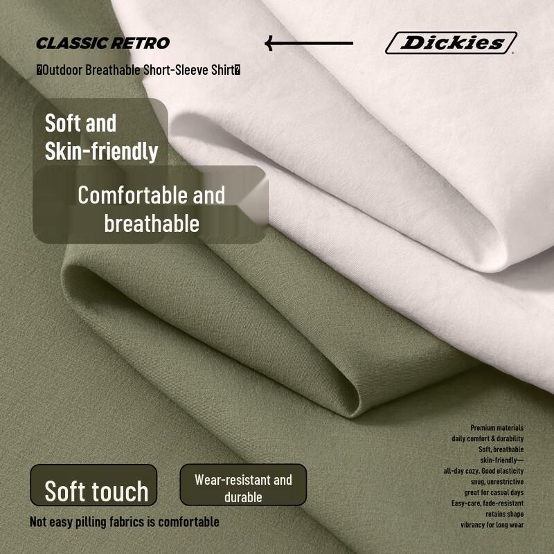 Męska koszula robocza Dickies z krótkim rękawem, oversize, casual