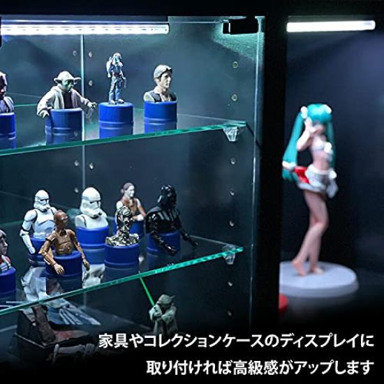 LED Wireless Light, RGB Color, Stick Type, with Remote Control, Micro USB Rechargeable, Built-in Dimmable, Ideal for Interior Decor, Earth Furniture,