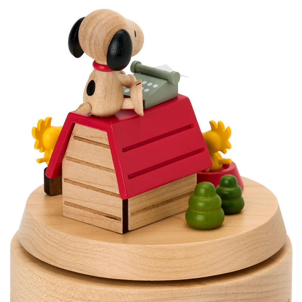 Sanrio Wooden Music Interior 087912 Box, Doghouse, Snoopy, Decor, Gift,