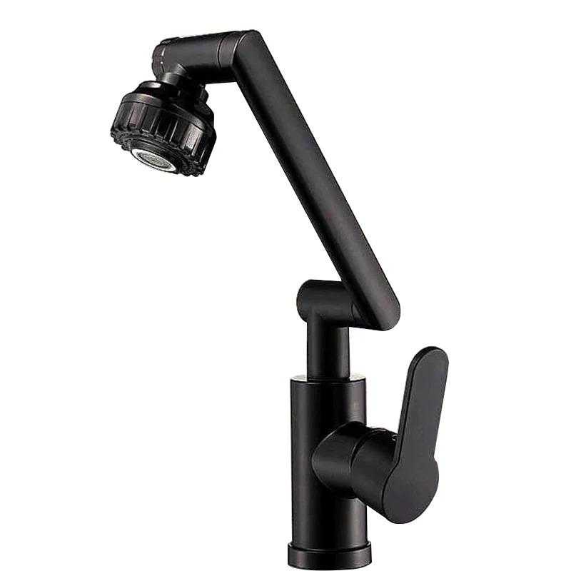 

Универсальный вращающийся двухрежимный кран с механической ручкой для умывальника, кухни, ванной и холодной бытовой раковины, умывальника для мытья посуды