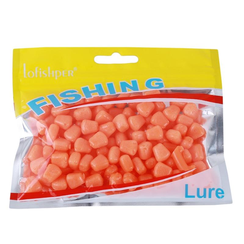 Kernels Fishing Soft 100 Pcs/bag Bionic Corn Bait Lures Floating Baits