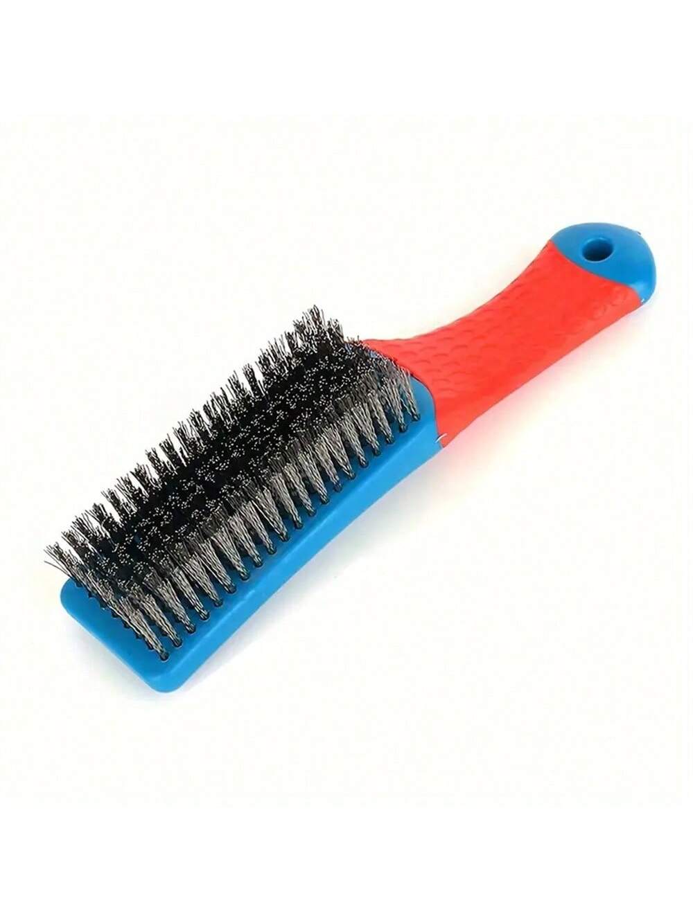 

Проволочная щетка с щетиной из нержавеющей стали и пластиковой ручкой для удаления ржавчины, шлака, грязи и краски с глубокой очисткой