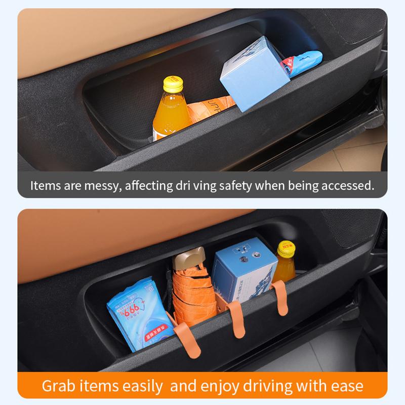 SEAMETAL Car Storage Box Partition Adjustable Car Door Storage Slot Divider Compartment Car Organizer Accessories