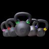Xinzhen Loop-Coated Cast Iron Kettlebell