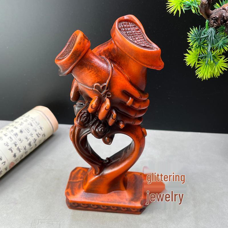 Hold Hands Wedding & Engagement Ornament Gift for Newlyweds, Friends, Bride, Wife, Anniversary