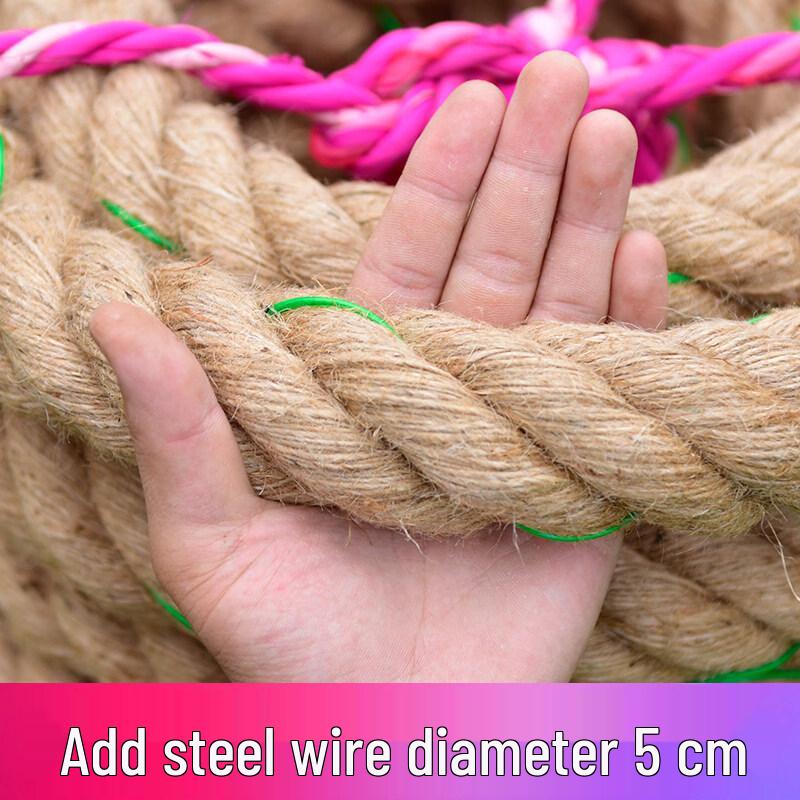 Heavy-Duty Tug-of-War & Training Rope with Steel Core