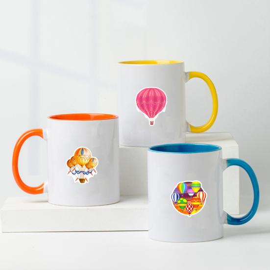 50Pcs/Set Graffiti Sticker Waterproof Phone Mark Left Air Tear-Resistant Hot Self-Adhesive Balloon Cartoon Case Handbook Decal