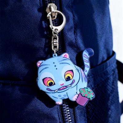 Koreaanse Pop Tijger Bedel Anime Sleutelhanger Bedel Schattige Acryl Tijger Hanger Mobiele Telefoon Sleutelhanger Tas Rugzak Bedel Cadeau voor Fans
