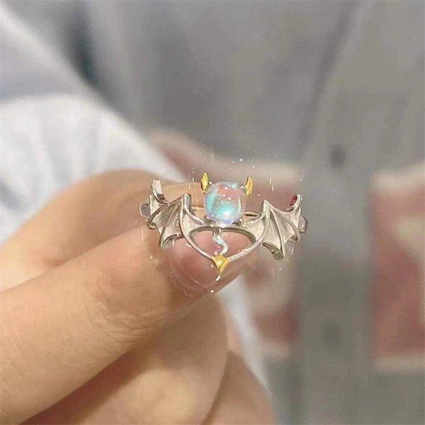 Daisy Flower Rings For Women Korean Style Adjustable Opening Finger Ring Bride Wedding Engagement Statement Jewelry Gif