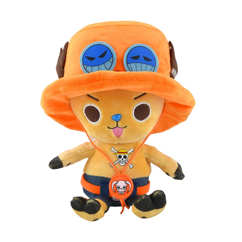 Japanese Anime 25cm One Piece Original Plush Toys CartoonFigure Luffy Chopper Ace Roronoa Zoro Cute Stuffed Doll Kids Xmas Gifts