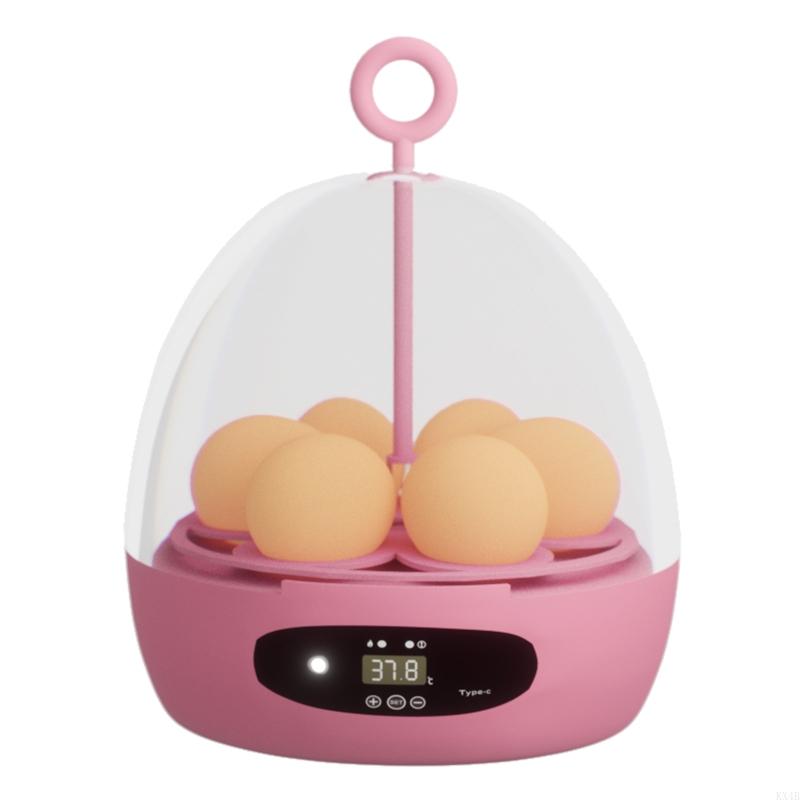 KX4B 6 Eggs Chicken Bird Incubator Eggs Hatching Machine for Hatching Chicken Duck Quail Automatic Intelligent Farm Supplies