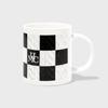 UMC KNIT CHECKERBOARD-WHITE (Mug)