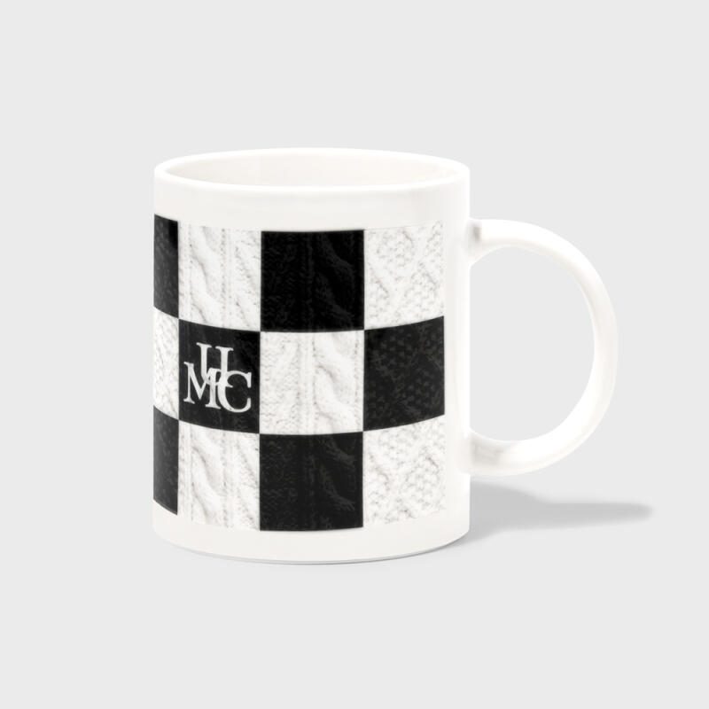 UMC KNIT CHECKERBOARD-WHITE (Mug) FREE