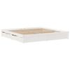 VidaXL Cadre de lit sans matelas blanc 180x200 cm bois massif de pin 3301669