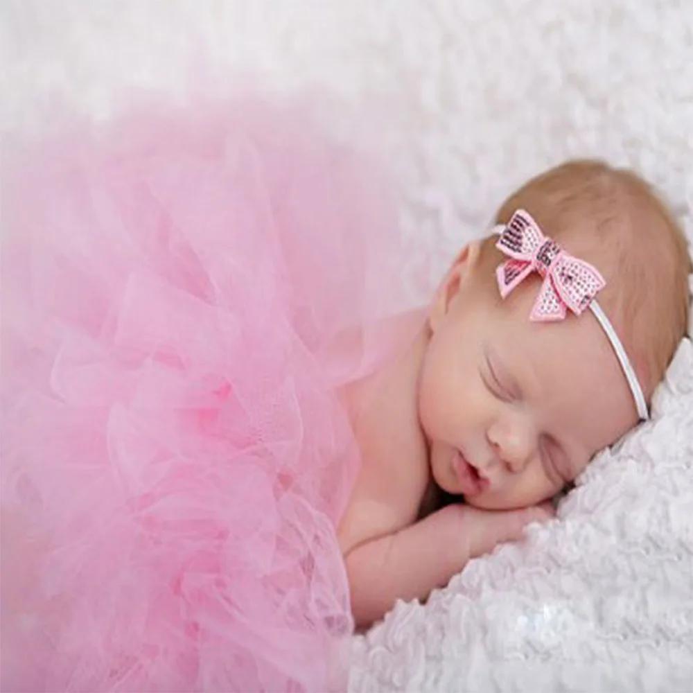 

Infant Suit Headband Set Clothing Baby Girl Summer Dress Cute Princess Newborn Outfit Costume Photography Props Accessories