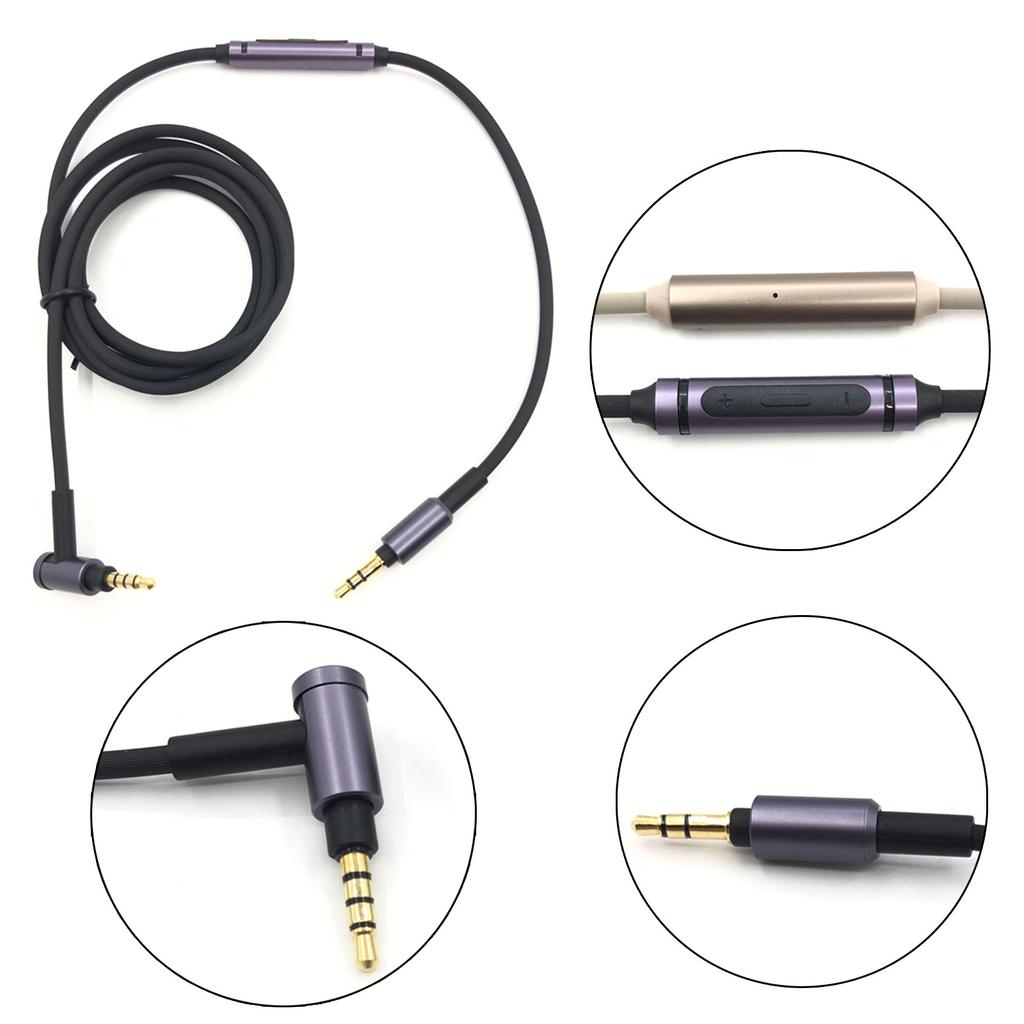 3.5mm Jack Headphone Cable for MDR-1A MDR-1ABT MDR-1ADAC MDR-1AM2 MDR-H600A Controller Replacement Audio Cable Cord
