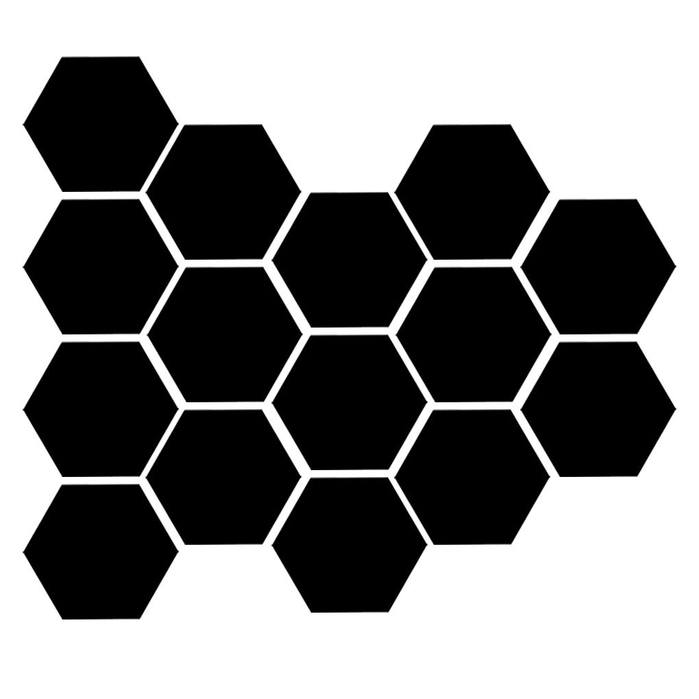 15 Pieces Mirror Wall Stickers Acrylic Hexagonal Adornments Rooms Decors Mirrors Decorations Walls Ornaments for Scenes Decors