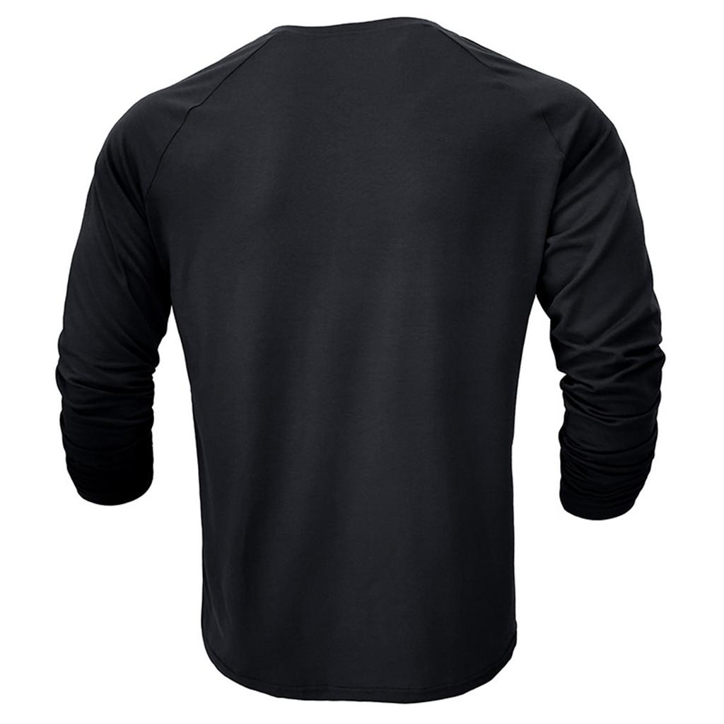 Herren Farbe Langarm Tops Herren Freizeitmode Langarm Tops