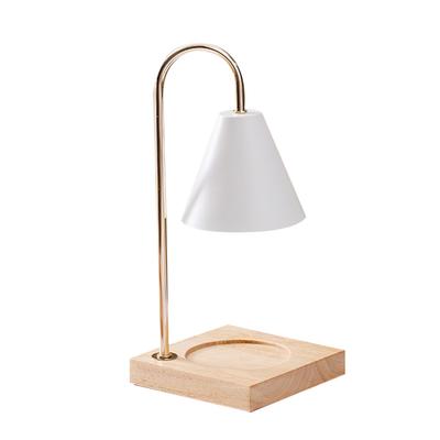 Aromatherapy Wax Melting Lamp Knob Switch Bedroom Bedside Wooden Night Light Smokefree Fragrance