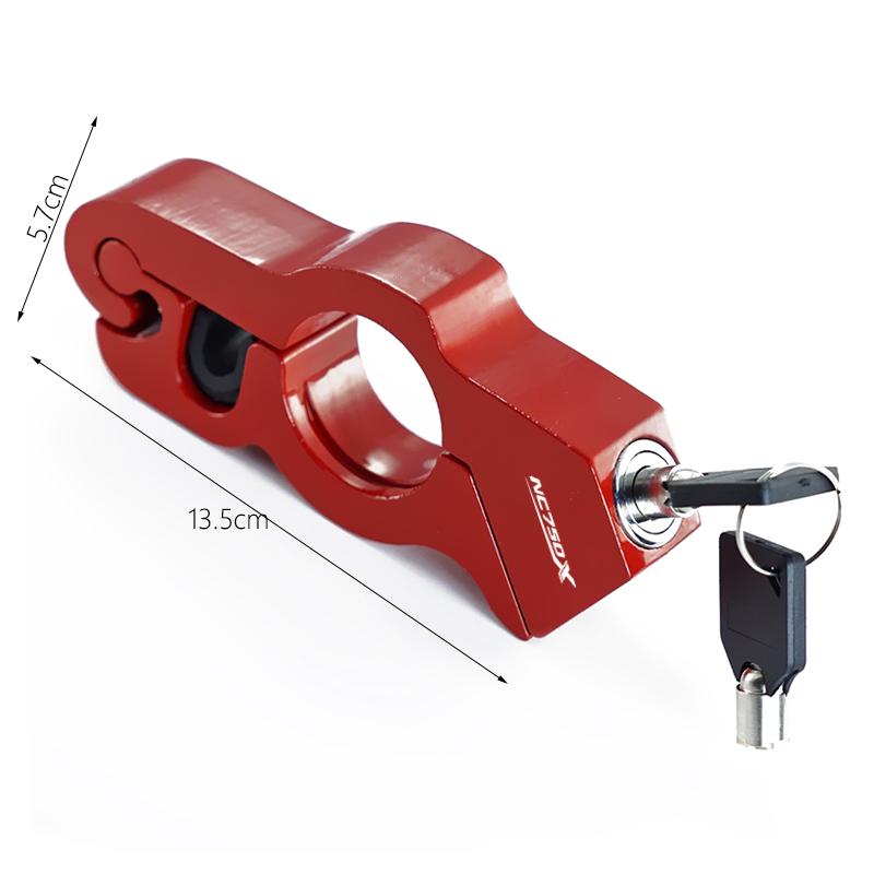 For HONDA NC750X NC 750X NC750 X 2014-2020 Universal Motorcycle Grip Brake Lock Anti Theft Security Safety Handlebar Locking