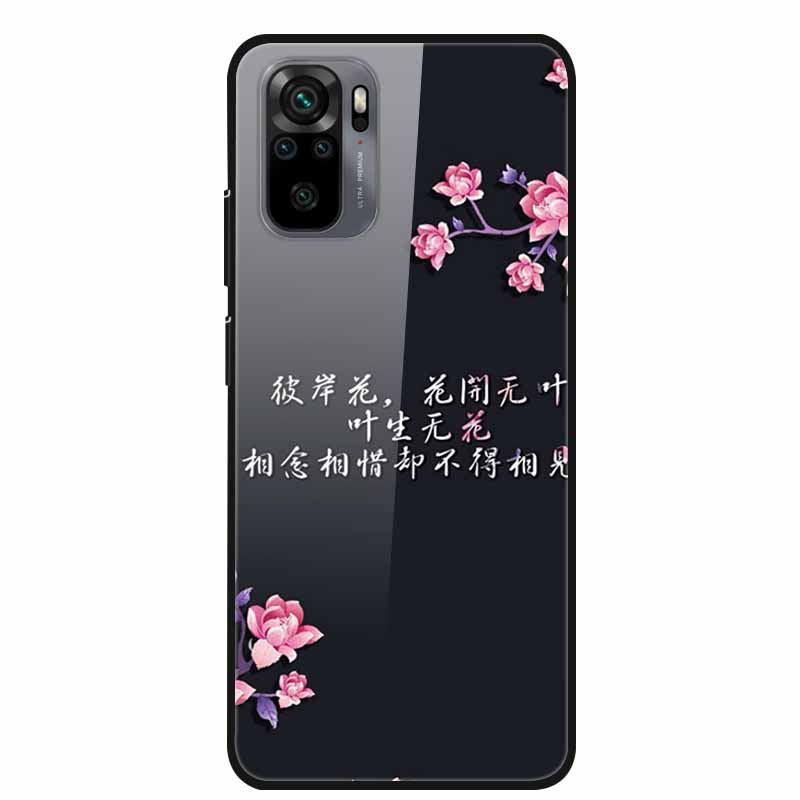 Edzett Üveg tok Redmi Note 10 Pro-hoz Fedél Kemény tok Xiaomi Redmi Note10 5G Telefon Tokhoz Note10 Pro Fundas TPU Lökhárító