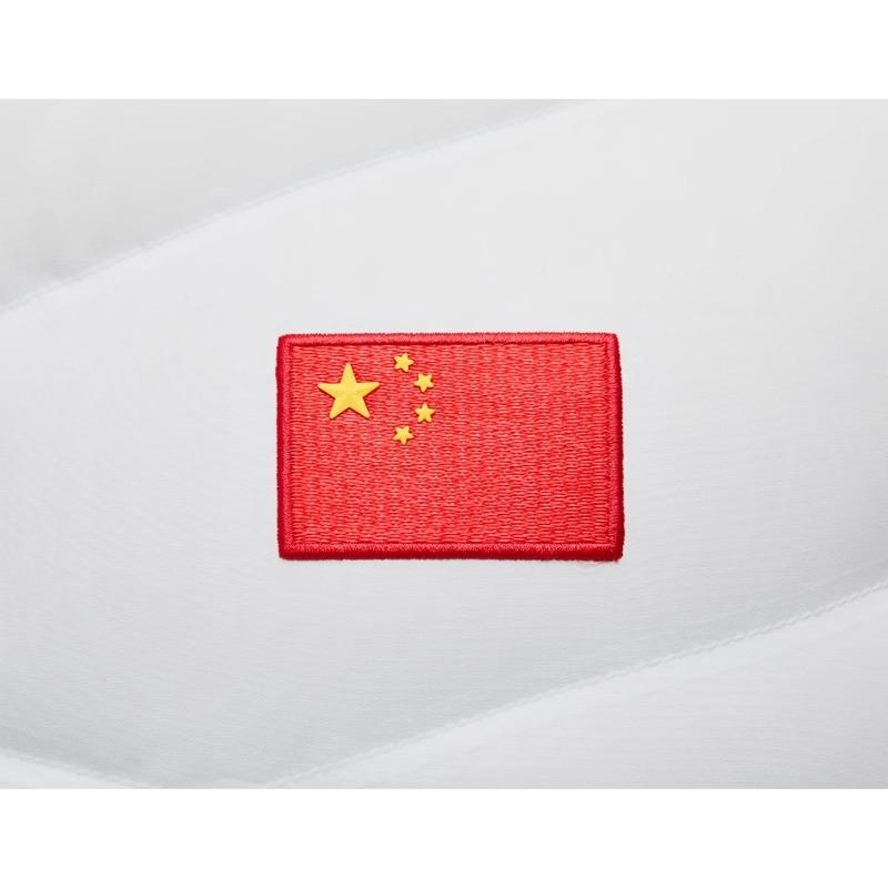 Anta National Flag Print Straight Tube Zipper Warm Stand Collar Sleeveless Vest Men Vests Gravel-Gray 452440103-1