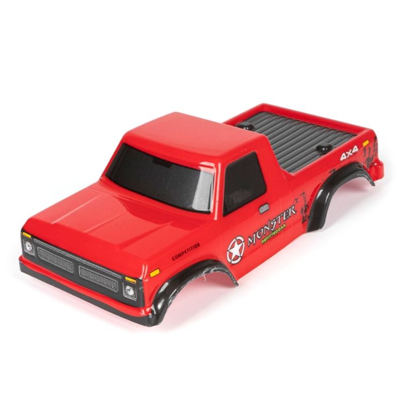 

1/24 RC Car Plastics 125mm Wheelbase Body Shell for Axials SCX24 1:24 Model Rc Truck Crawler Accessories Upgrading Parts 1 червоний