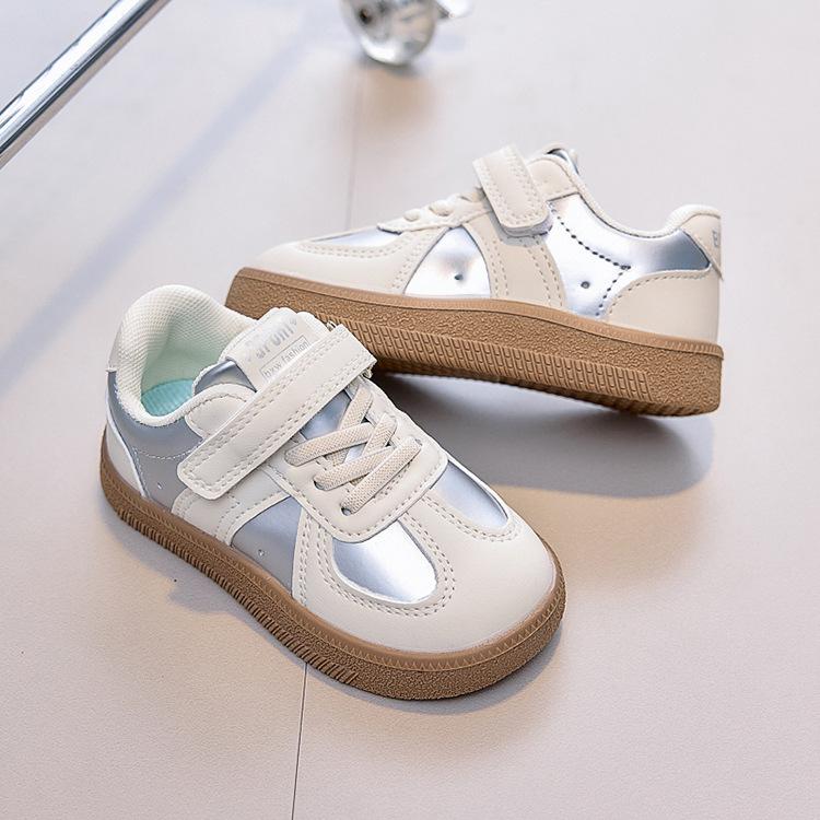 

Children s board shoes men s and girls sports shoes soft-soled casual shoes 2025 spring new little white shoes German training shoes children s shoes 21