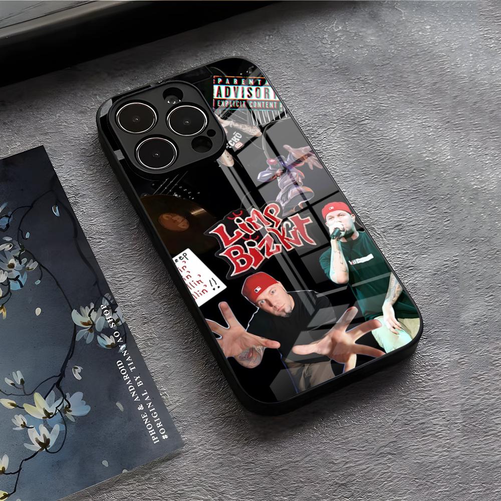 

Чехол для телефона Rock Band L-Limp Bizkit Для IPhone 17 Air 16 E Pro Max 15 14 13 Mini 12 Pro 11 Max Plus Черная Стеклянная Крышка iPhone XS Max