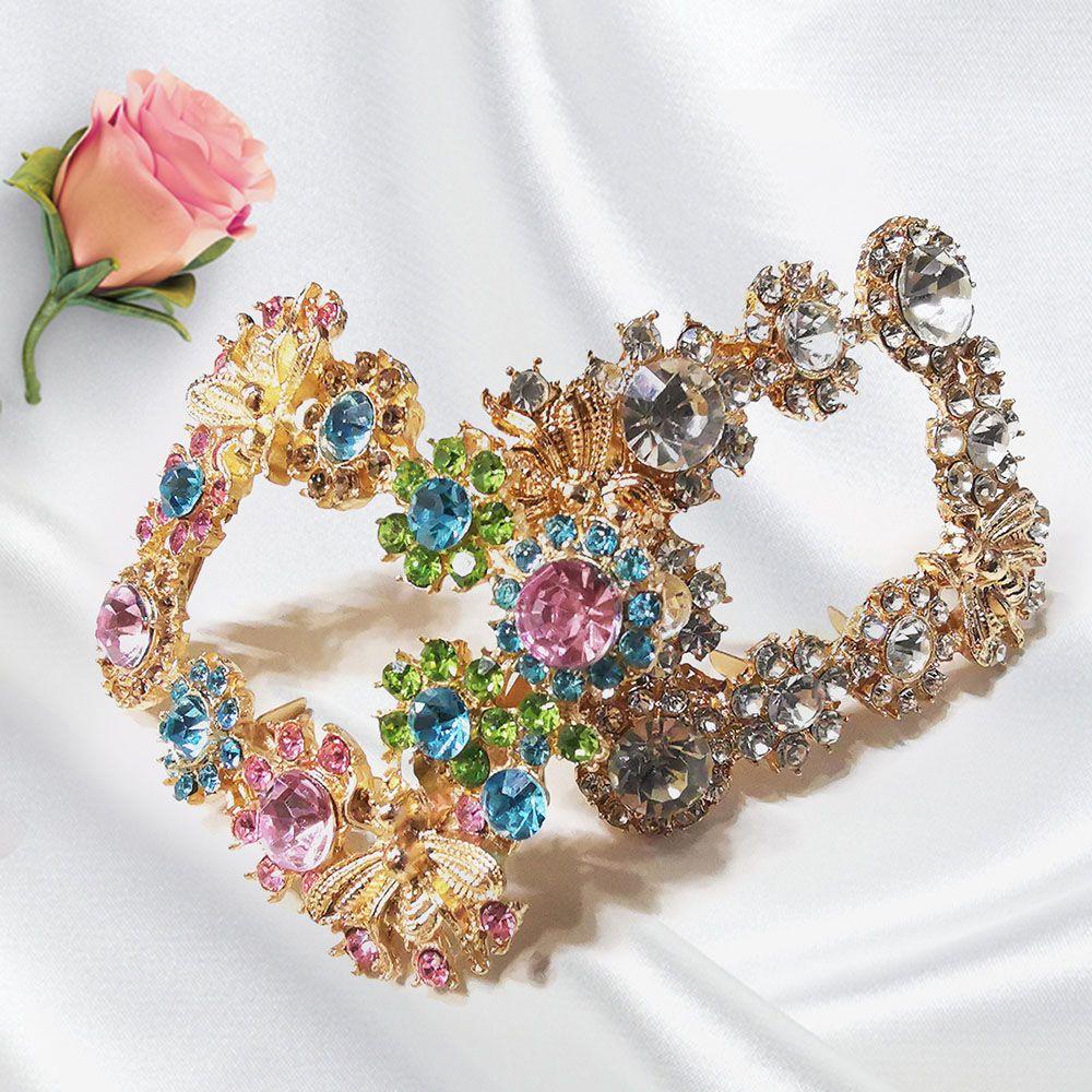 1PC European Fashion Crystal Shoe Clip Transformation Style Women's Shoes Decorations Rhinestone Charm Clothing Collocation