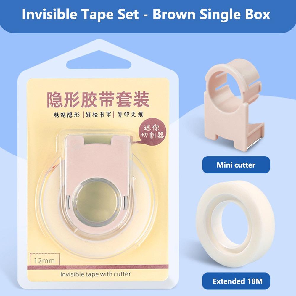 

Simple Transparent Invisible Tape Tearable Writable Masking Tape Correction Tape Students