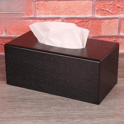 Gesichtstuchboxabdeckung Holz Leichter Zugriff Weite Öffnung Papieraufbewahrung Serviettenhalter
