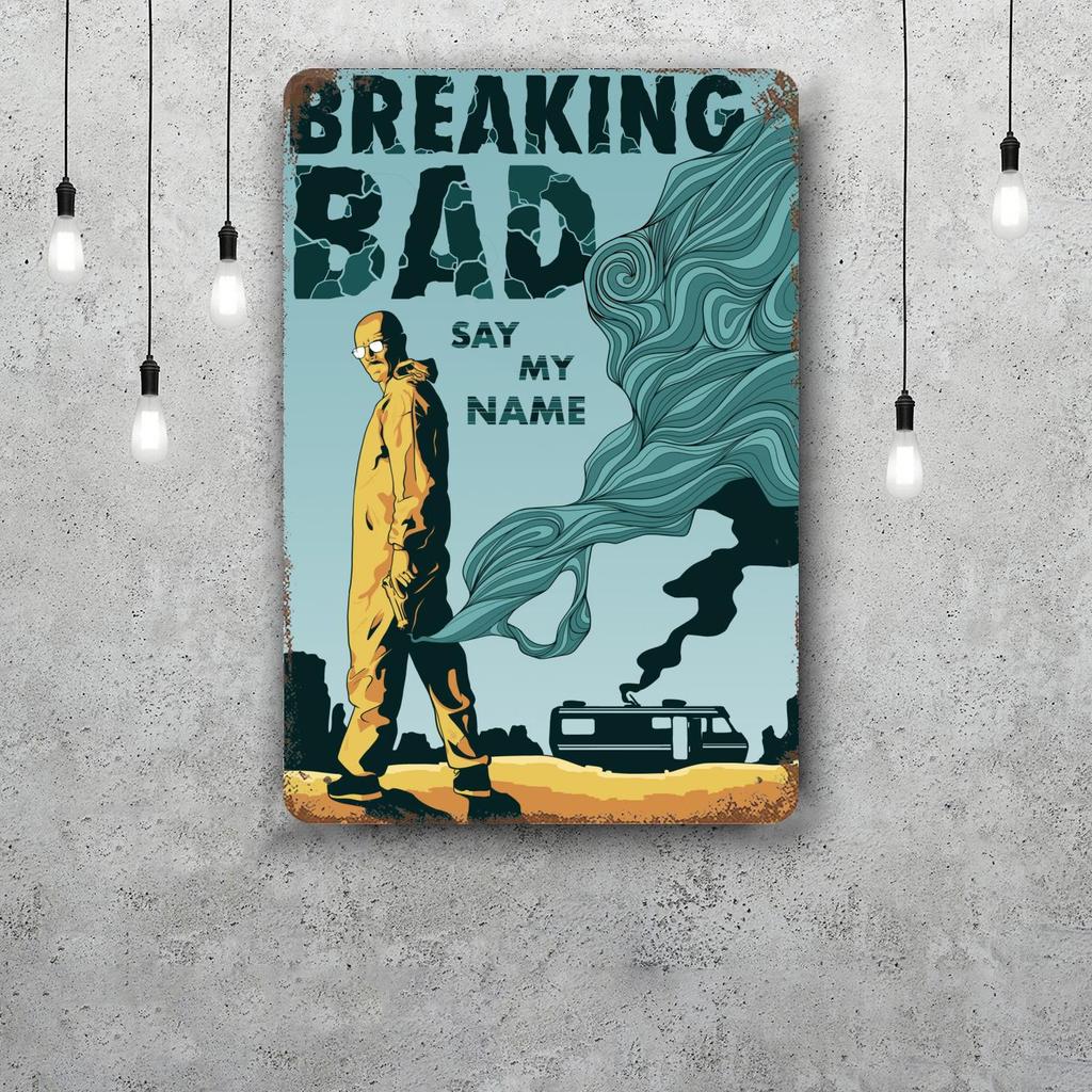 Breaking Bad Metal Signs Wall Decor Vintage Tin Signs Captain Metal Poster Decor for Bar Pub Club Wall Decoration