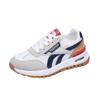 Frühling Freizeitschuhe Damen-Sneaker mit dicker Sohle und Streifenmuster Sportschuhe
