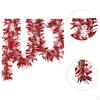 Weihnachten Lametta Girlande Metallic Twist Glitter Weihnachten Streamer für Baum Festliche