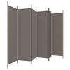 Vidaxl Parawan 6-Panelowy, Antracytowy, 300X220 Cm, Tkanina