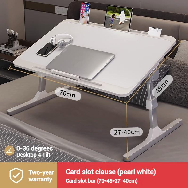Study Work Multi-purpose Portable Lazy Table Liftable Multifunctional Folding Table Anti-Slip Laptop Bed Desk