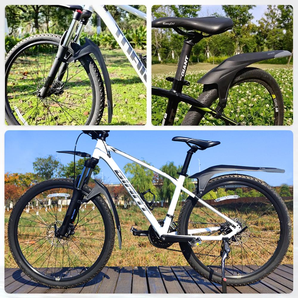 Parafango MTB RBRL a sgancio rapido Allargato Parafango Bici 24-29 Pollici Parafango Durevole per Bicicletta Protezione per Ruota Anteriore Posteriore Bicicletta